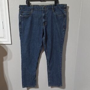 5.11 Tactical Men’s Slim Straight Jeans - Dark Blue Denim Size 40x30